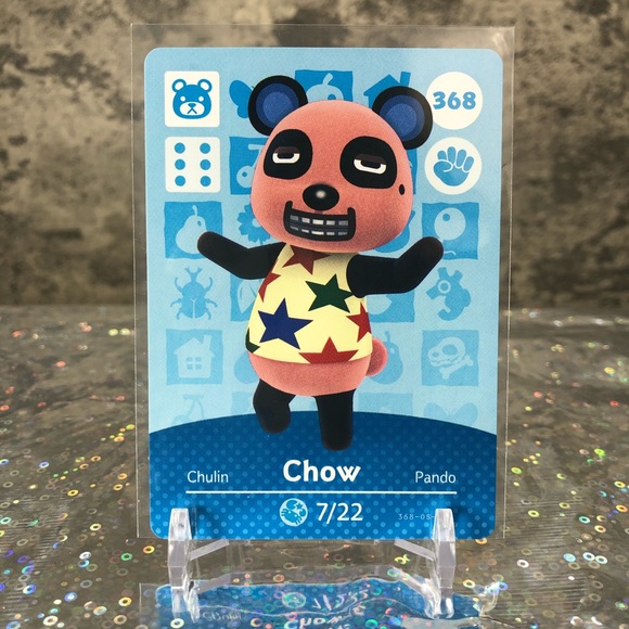 Chow #368 Animal Crossing Amiibo Card - Picture 2 of 3